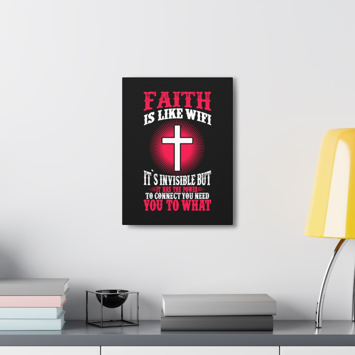 Scripture Walls The Power To Connect James 2:22 Christian Wall Art Bible Verse Print Ready to Hang Unframed-Express Your Love Gifts