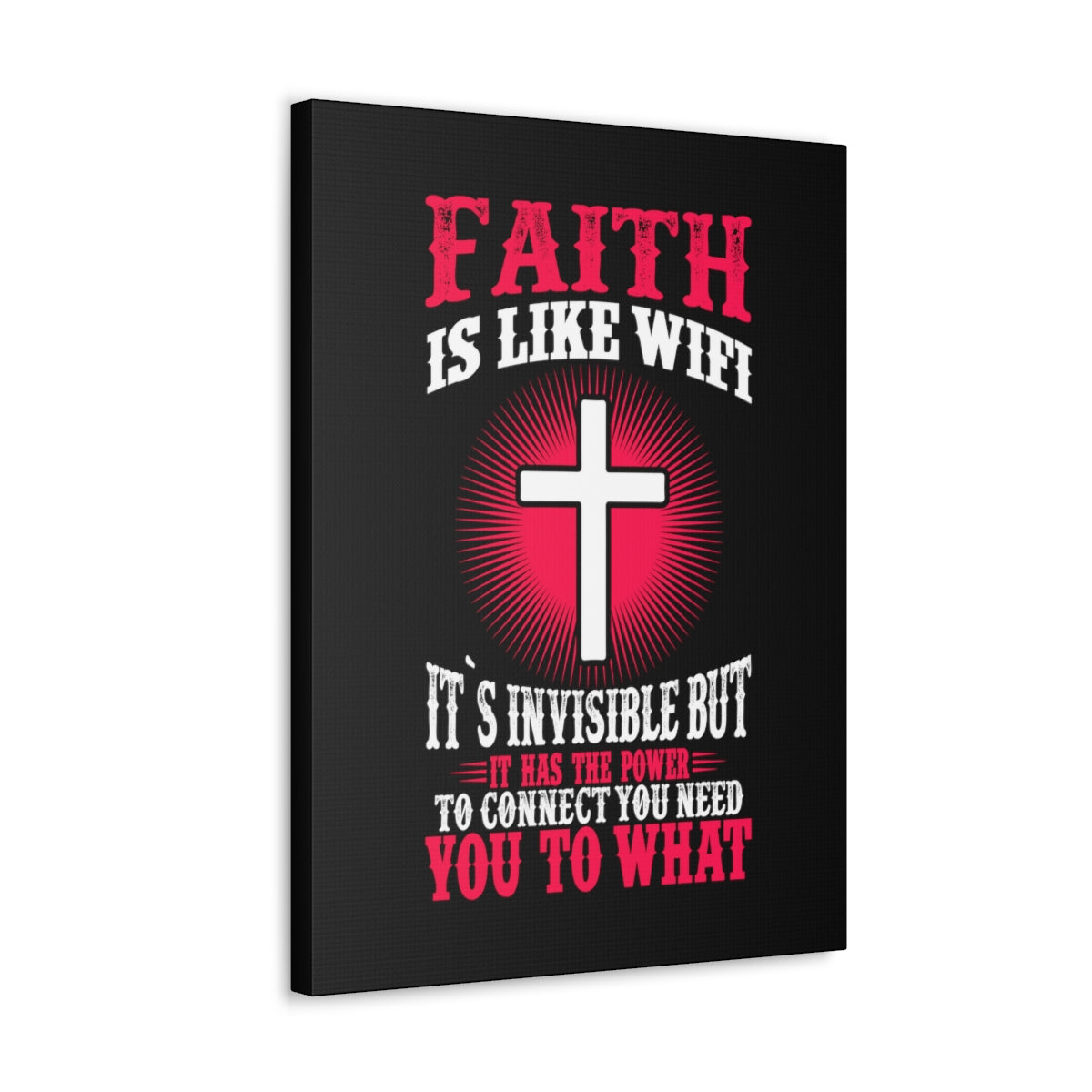 Scripture Walls The Power To Connect James 2:22 Christian Wall Art Bible Verse Print Ready to Hang Unframed-Express Your Love Gifts