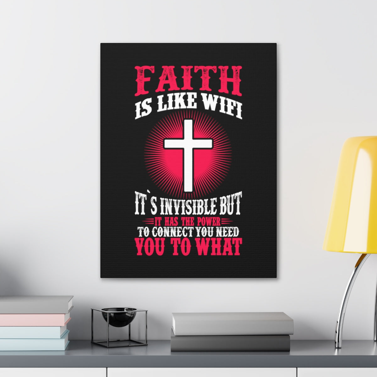 Scripture Walls The Power To Connect James 2:22 Christian Wall Art Bible Verse Print Ready to Hang Unframed-Express Your Love Gifts