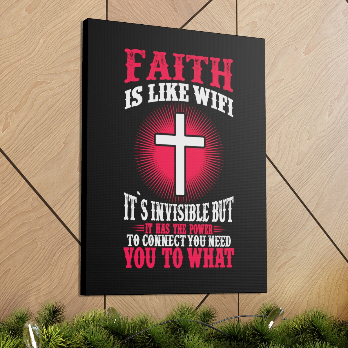 Scripture Walls The Power To Connect James 2:22 Christian Wall Art Bible Verse Print Ready to Hang Unframed-Express Your Love Gifts