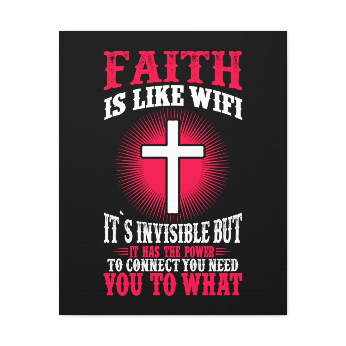 Scripture Walls The Power To Connect James 2:22 Christian Wall Art Bible Verse Print Ready to Hang Unframed-Express Your Love Gifts