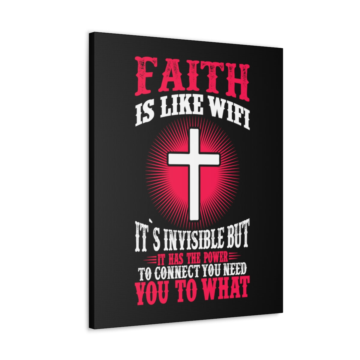 Scripture Walls The Power To Connect James 2:22 Christian Wall Art Bible Verse Print Ready to Hang Unframed-Express Your Love Gifts