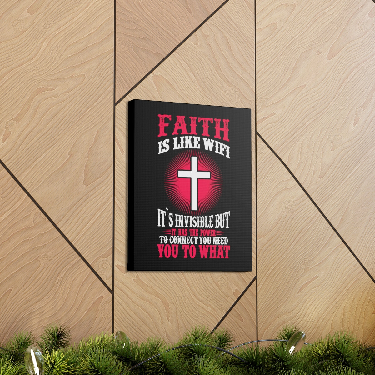 Scripture Walls The Power To Connect James 2:22 Christian Wall Art Bible Verse Print Ready to Hang Unframed-Express Your Love Gifts