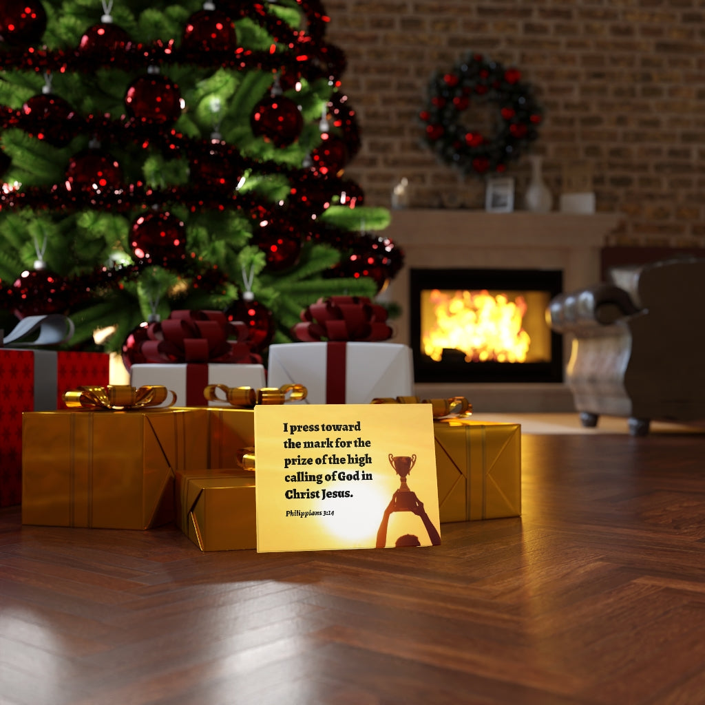 Scripture Walls The Prize Philippians 3:14 Bible Verse Canvas Christian Wall Art Ready to Hang Unframed-Express Your Love Gifts