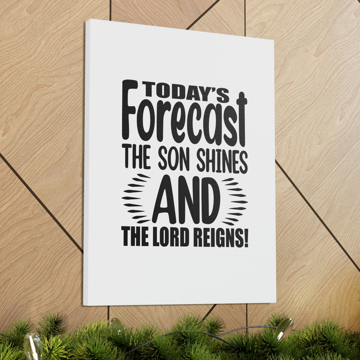 Scripture Walls The Son Shines And The Lord Reigns Isaiah 60:1 Christian Wall Art Bible Verse Print Ready to Hang Unframed-Express Your Love Gifts