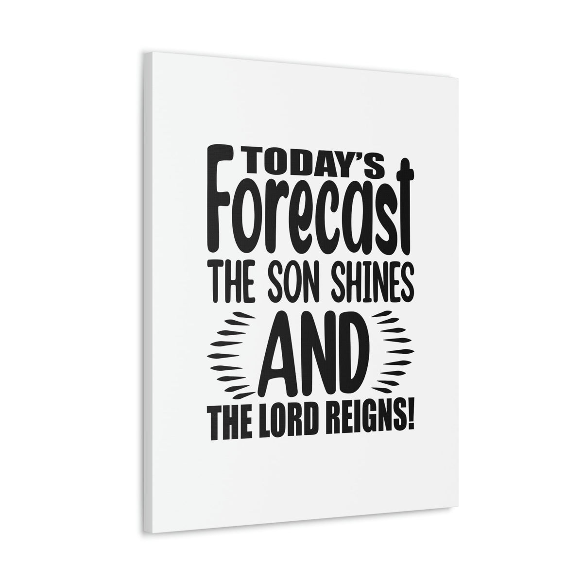 Scripture Walls The Son Shines And The Lord Reigns Isaiah 60:1 Christian Wall Art Bible Verse Print Ready to Hang Unframed-Express Your Love Gifts