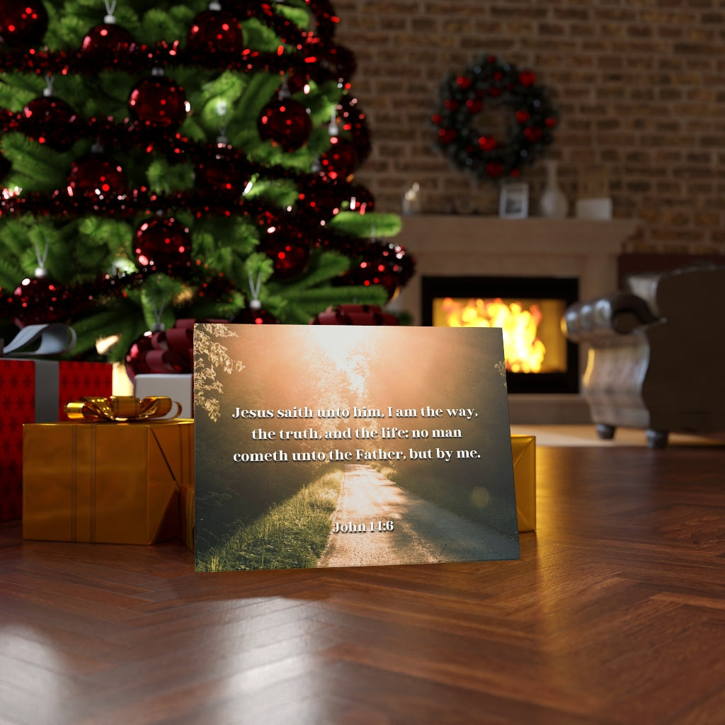 Scripture Walls The Truth And The Life John 14:6 Bible Verse Canvas Christian Wall Art Ready to Hang Unframed-Express Your Love Gifts