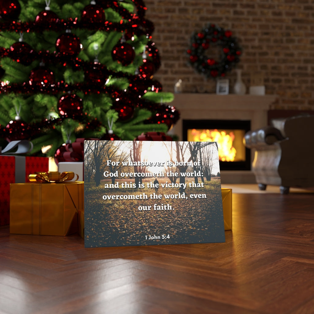 Scripture Walls The Victory 1 John 5:4 Bible Verse Canvas Christian Wall Art Ready to Hang Unframed-Express Your Love Gifts