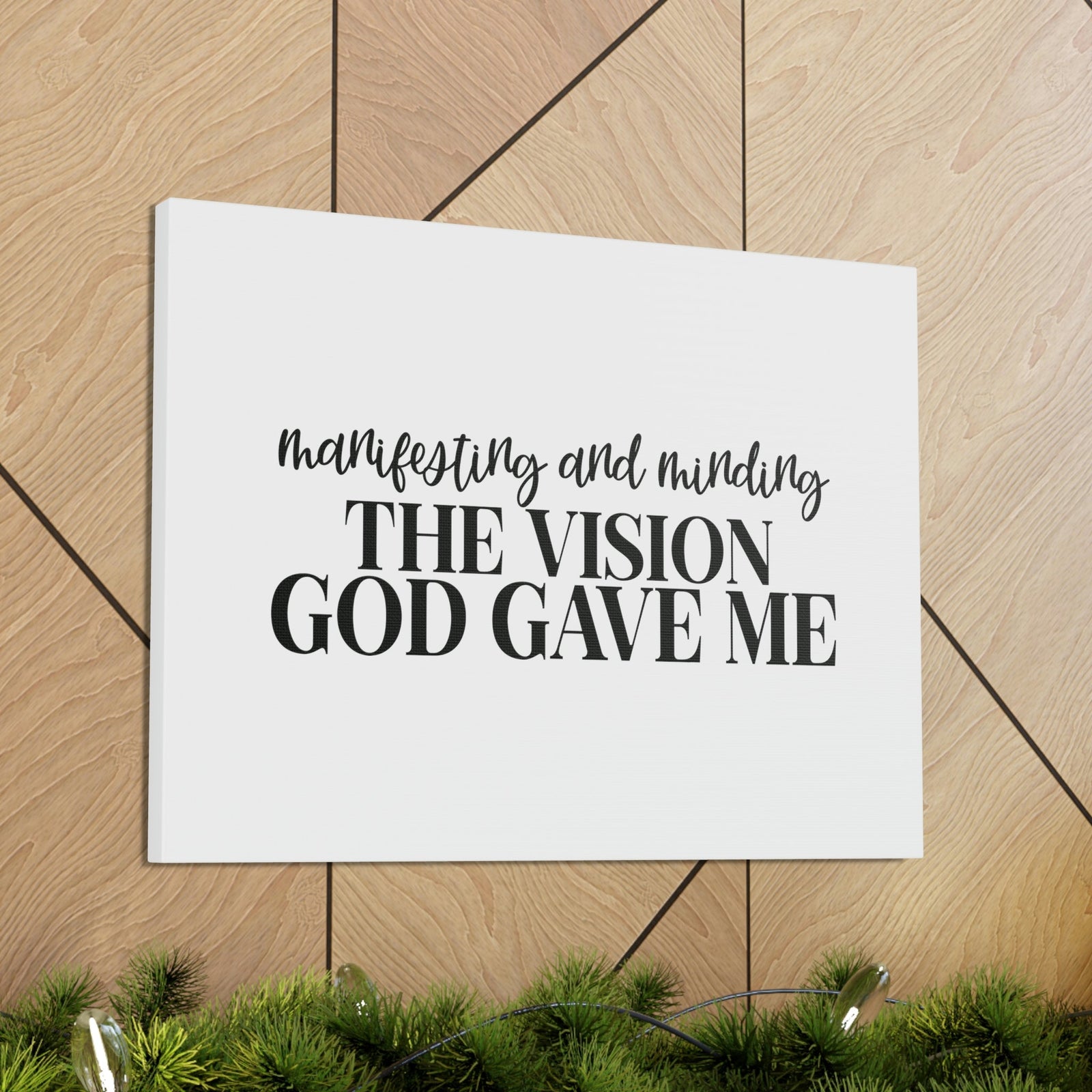 Scripture Walls The Vision God Gave Me Joel 2:28 Christian Wall Art Bible Verse Print Ready to Hang Unframed-Express Your Love Gifts