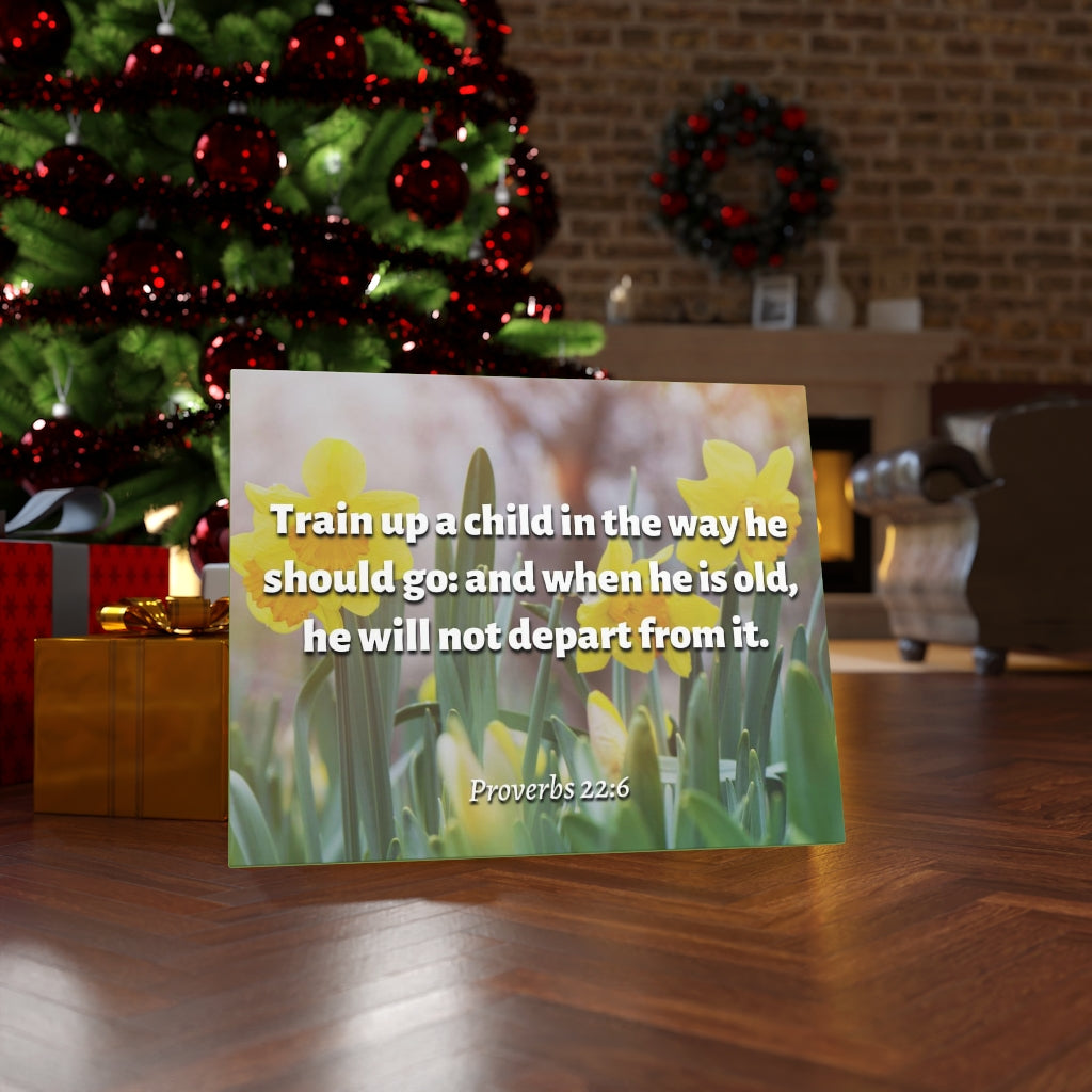 Scripture Walls The Way He Should Go Proverbs 2:26 Bible Verse Canvas Christian Wall Art Ready to Hang Unframed-Express Your Love Gifts