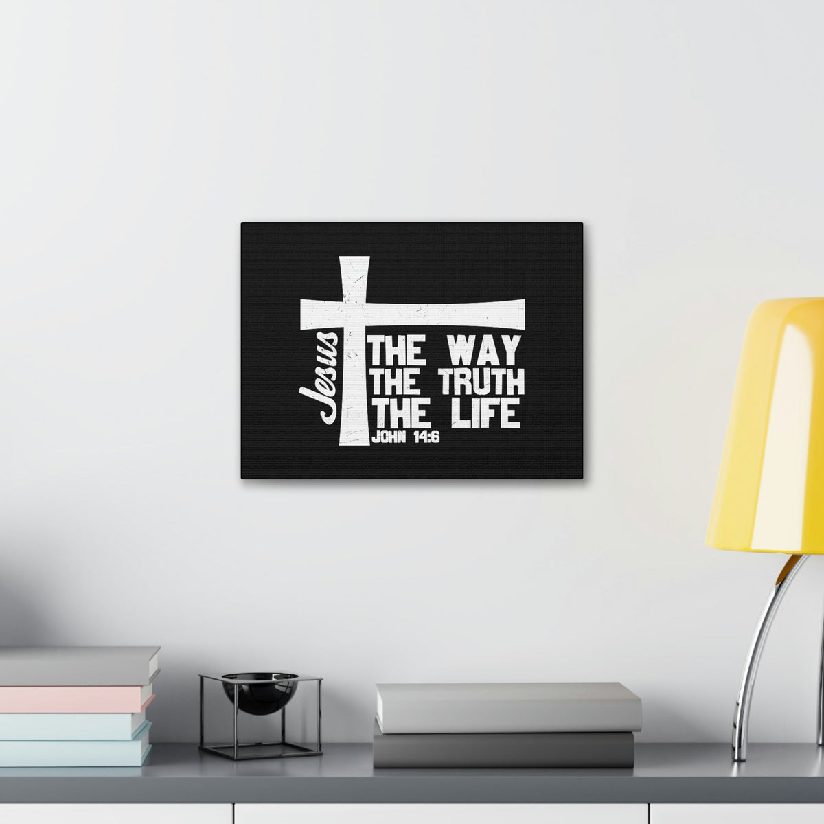 Scripture Walls The Way, The Truth, The Life John 14:6 Christian Wall Art Bible Verse Print Ready to Hang Unframed-Express Your Love Gifts