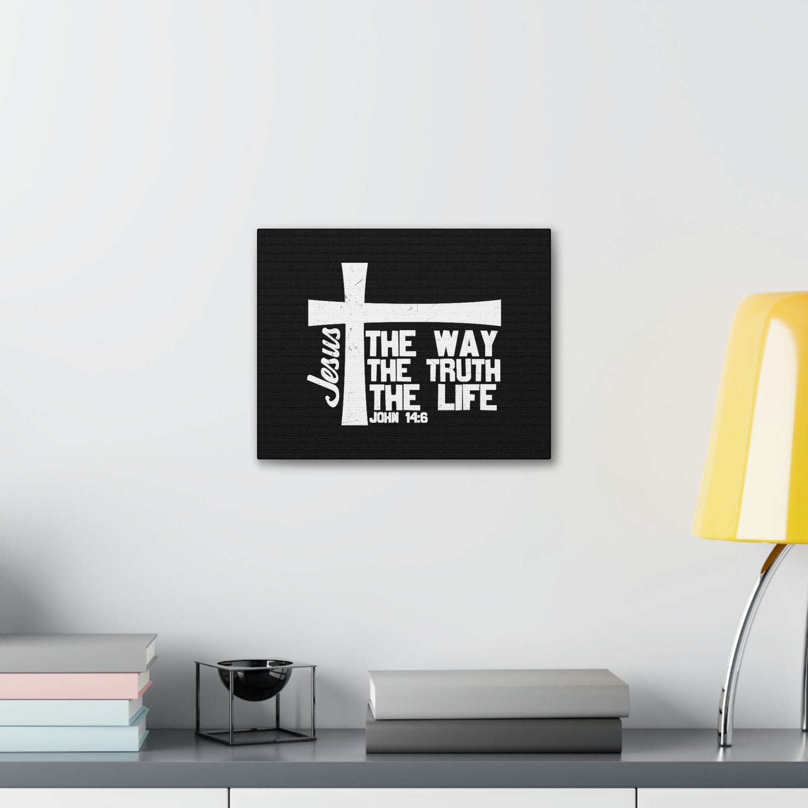 Scripture Walls The Way, The Truth, The Life John 14:6 Christian Wall Art Bible Verse Print Ready to Hang Unframed-Express Your Love Gifts