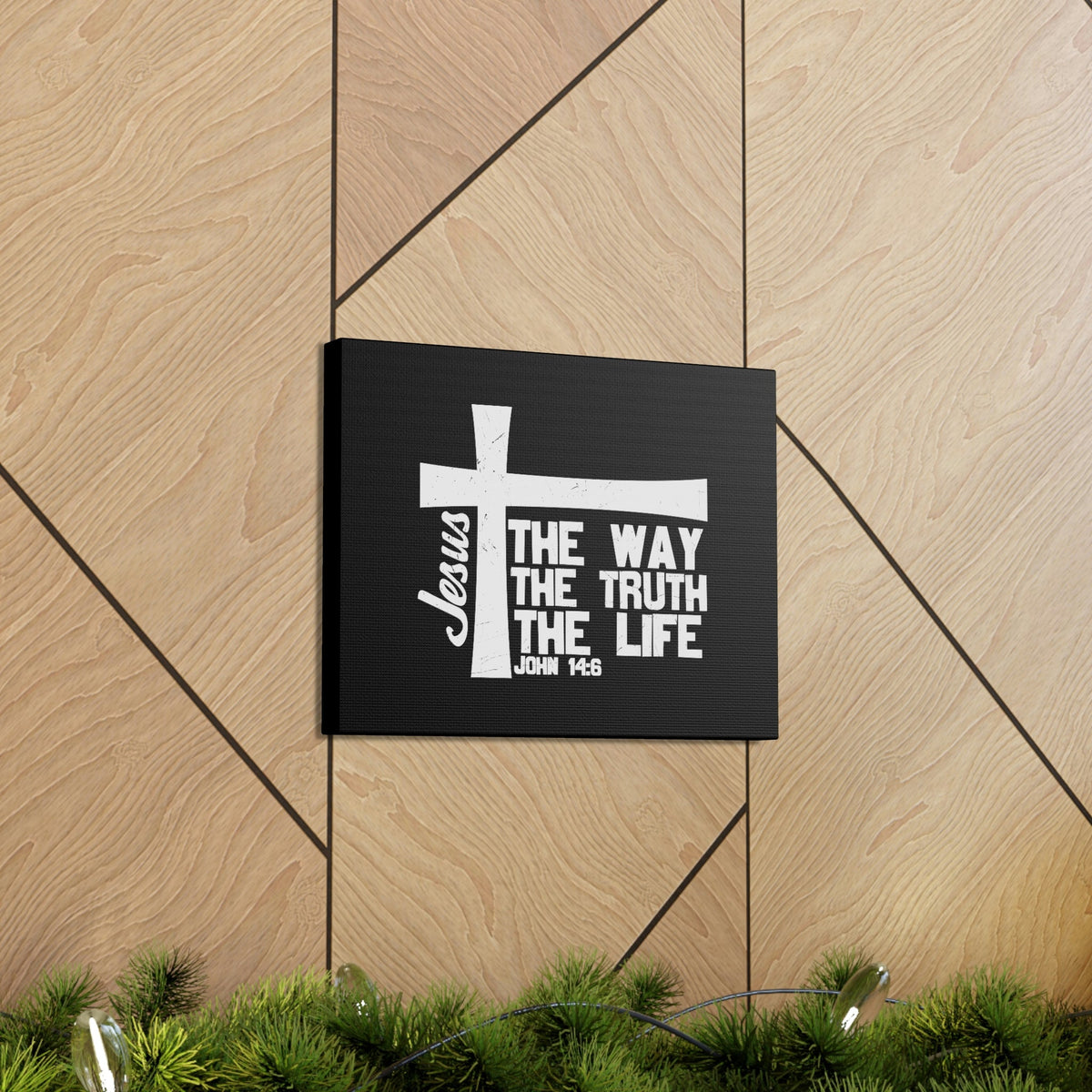 Scripture Walls The Way, The Truth, The Life John 14:6 Christian Wall Art Bible Verse Print Ready to Hang Unframed-Express Your Love Gifts