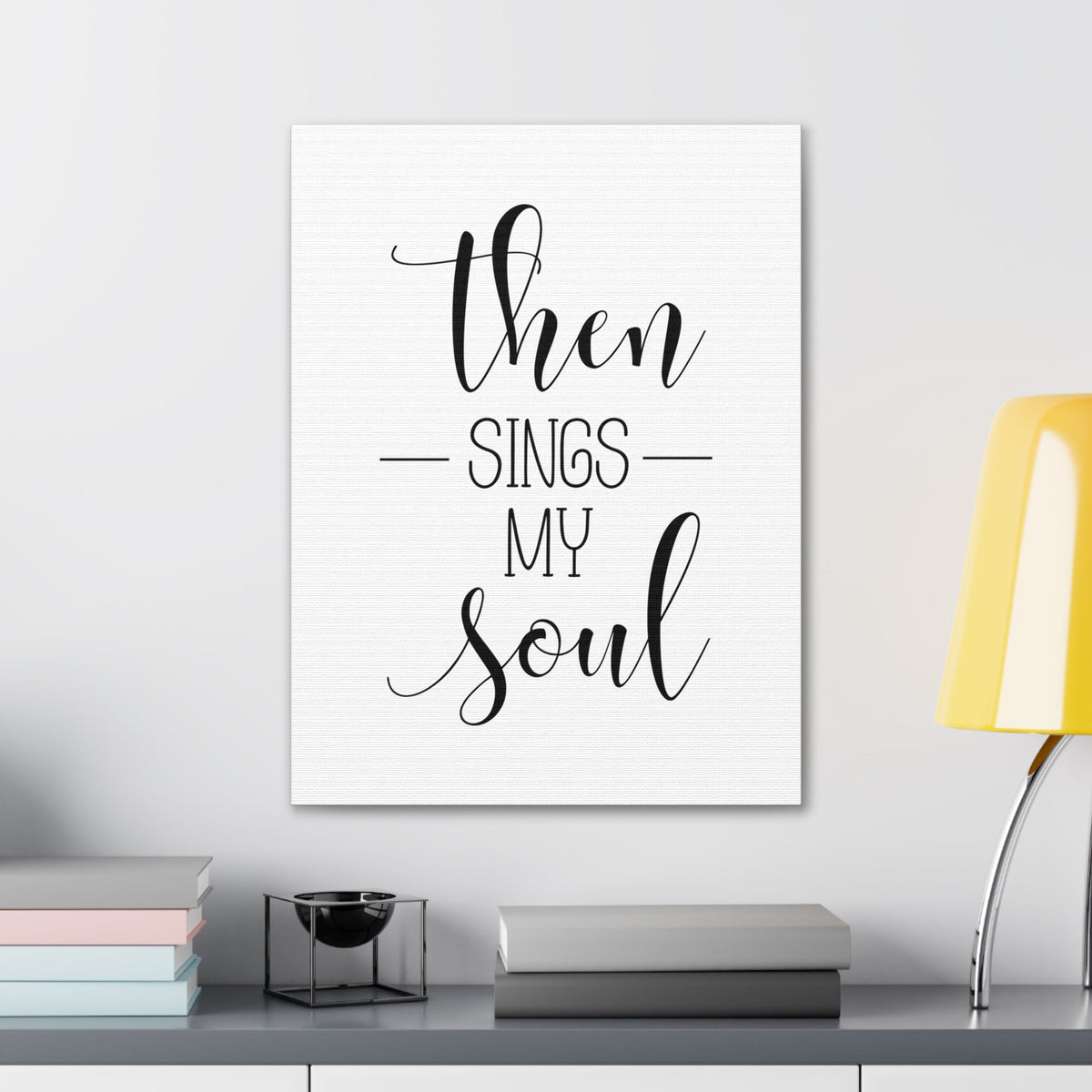 Scripture Walls Then Sings My Soul Psalms 108:2 Christian Wall Art Bible Verse Print Ready to Hang Unframed-Express Your Love Gifts
