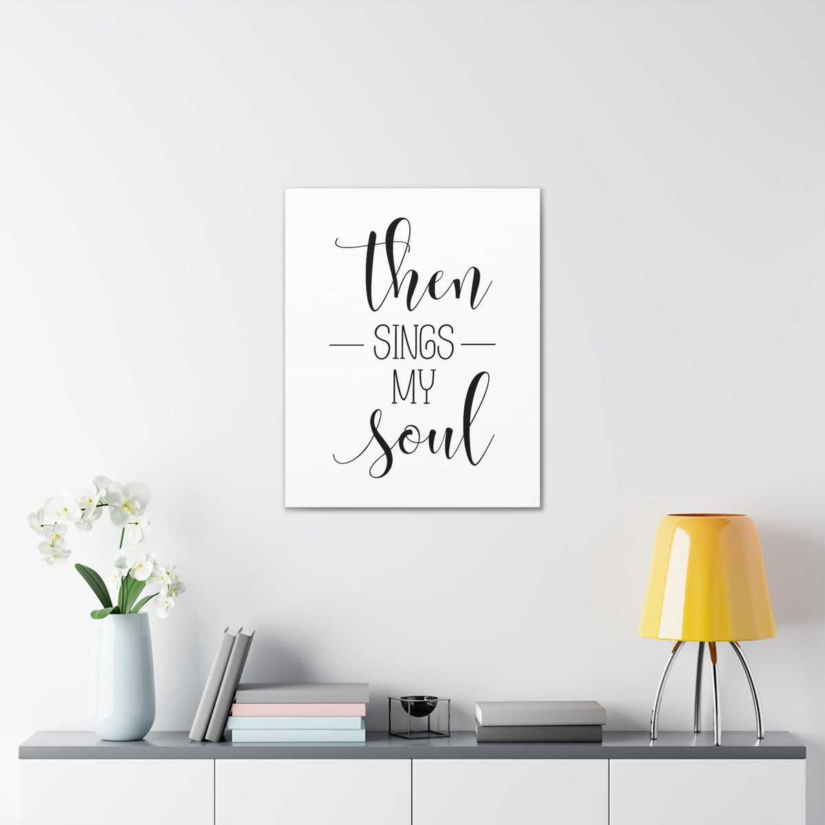 Scripture Walls Then Sings My Soul Psalms 108:2 Christian Wall Art Bible Verse Print Ready to Hang Unframed-Express Your Love Gifts