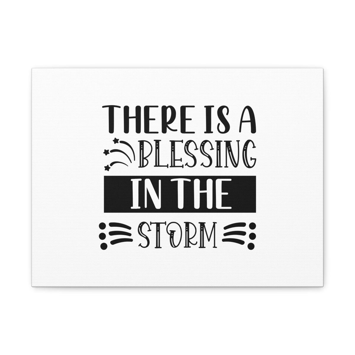 Scripture Walls There Is A Blessing In The Storm Isaiah 4:6 Christian Wall Art Bible Verse Print Ready to Hang Unframed-Express Your Love Gifts