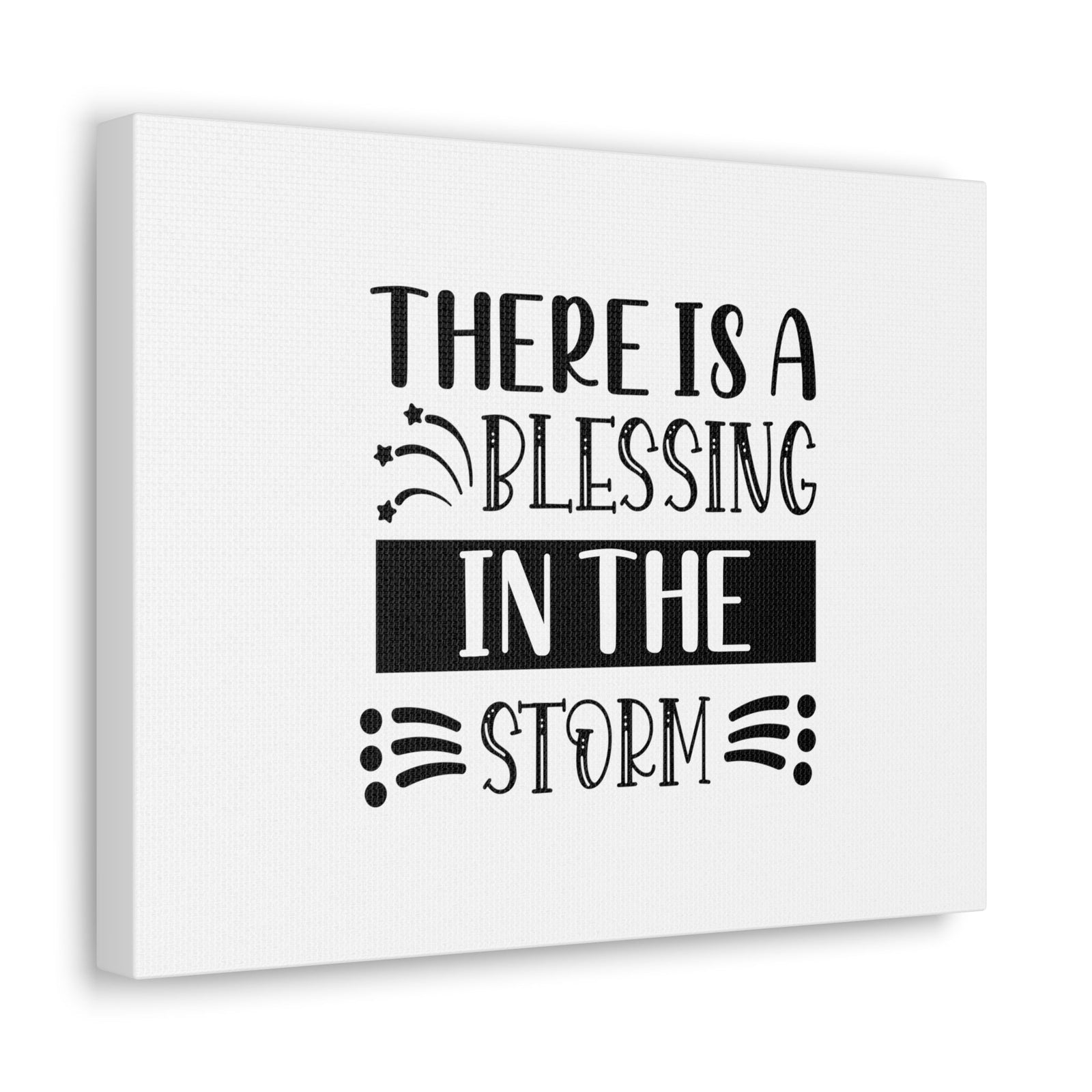 Scripture Walls There Is A Blessing In The Storm Isaiah 4:6 Christian Wall Art Bible Verse Print Ready to Hang Unframed-Express Your Love Gifts