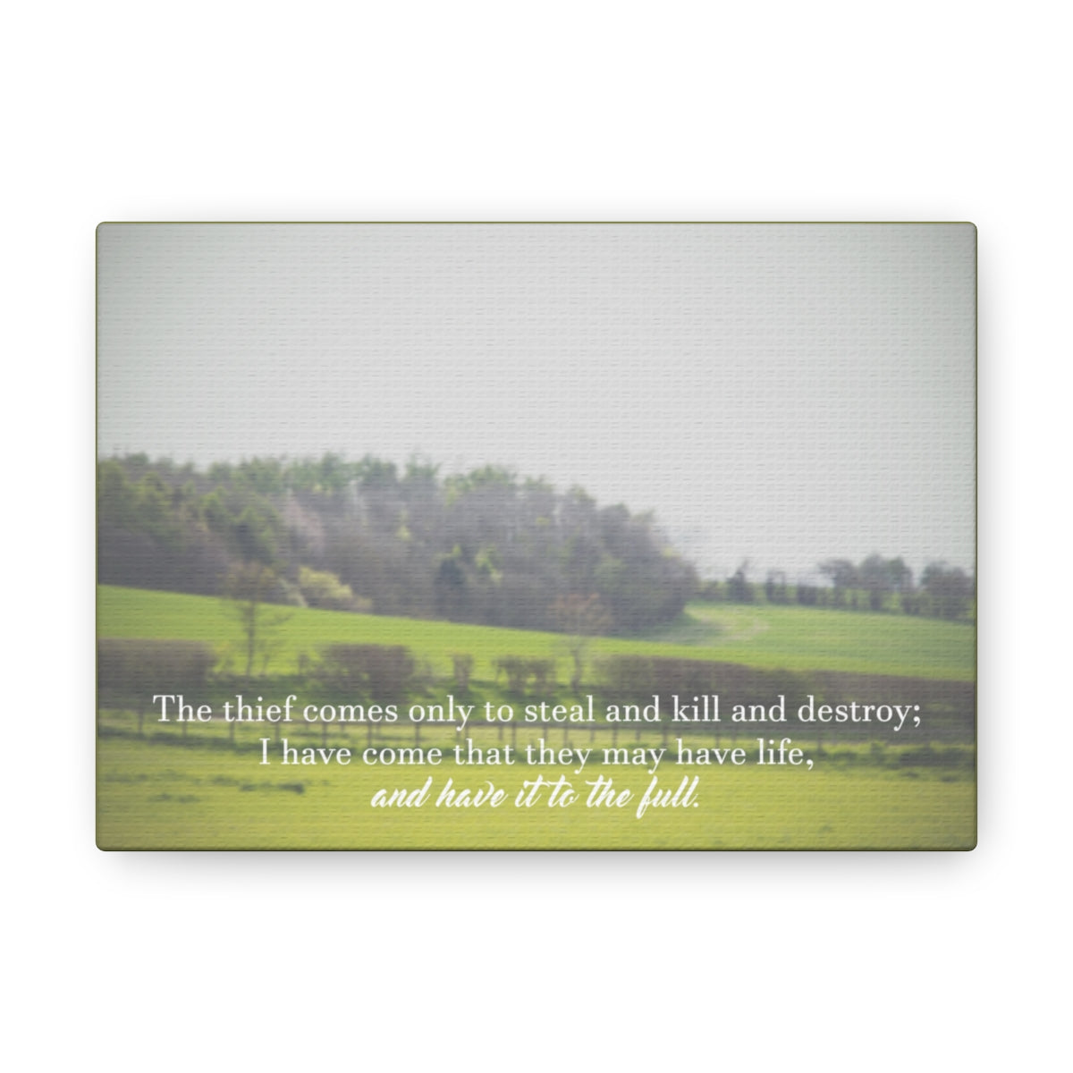 Scripture Walls They May Have Life Ephesians 4:28 Christian Wall Art Bible Verse Print Ready to Hang Unframed-Express Your Love Gifts