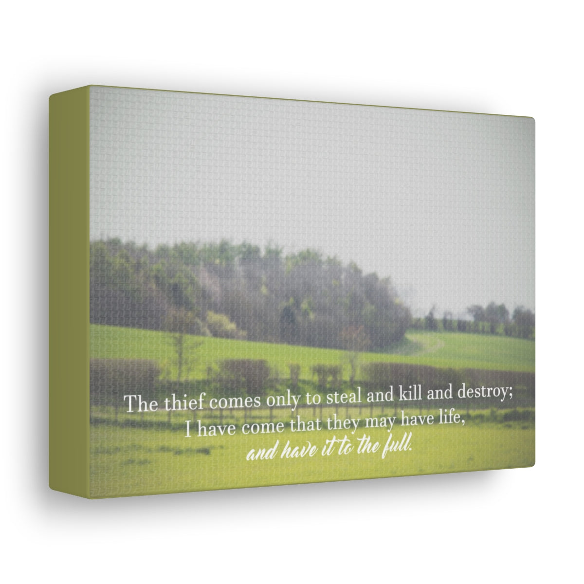 Scripture Walls They May Have Life Ephesians 4:28 Christian Wall Art Bible Verse Print Ready to Hang Unframed-Express Your Love Gifts