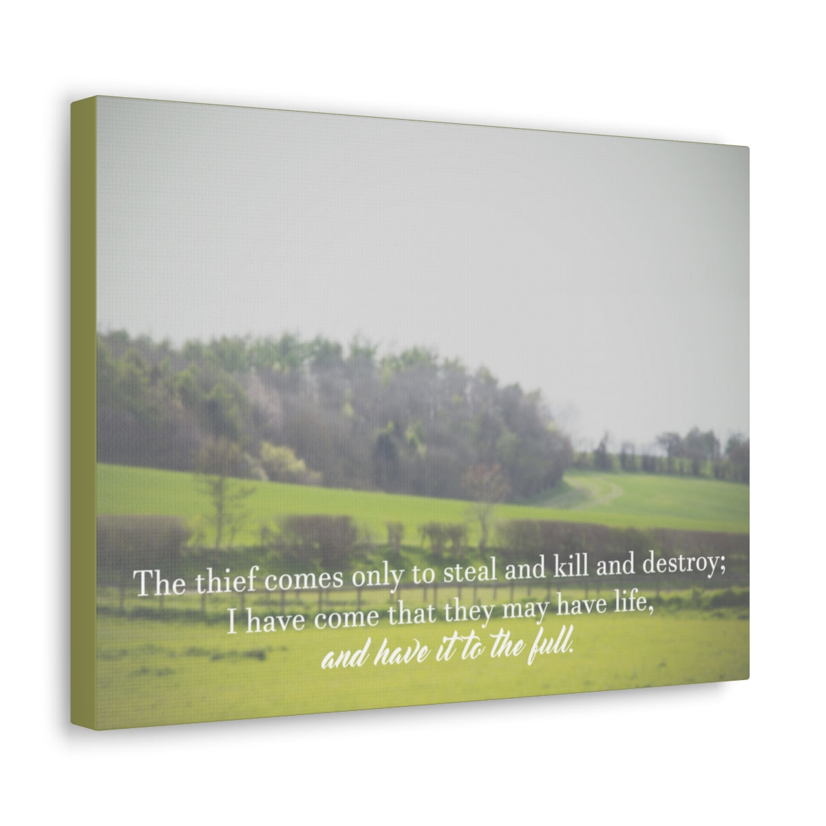 Scripture Walls They May Have Life Ephesians 4:28 Christian Wall Art Bible Verse Print Ready to Hang Unframed-Express Your Love Gifts