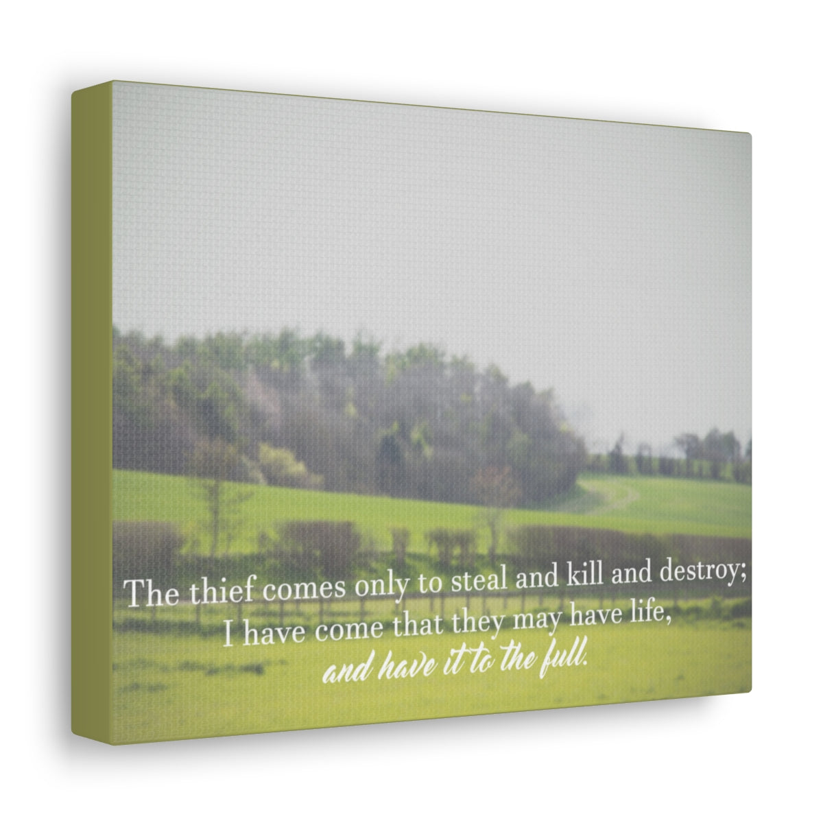 Scripture Walls They May Have Life Ephesians 4:28 Christian Wall Art Bible Verse Print Ready to Hang Unframed-Express Your Love Gifts