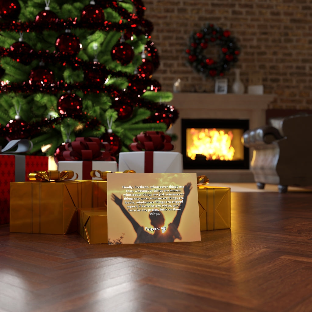 Scripture Walls Things Are True Philippians 4:8 Bible Verse Canvas Christian Wall Art Ready to Hang Unframed-Express Your Love Gifts