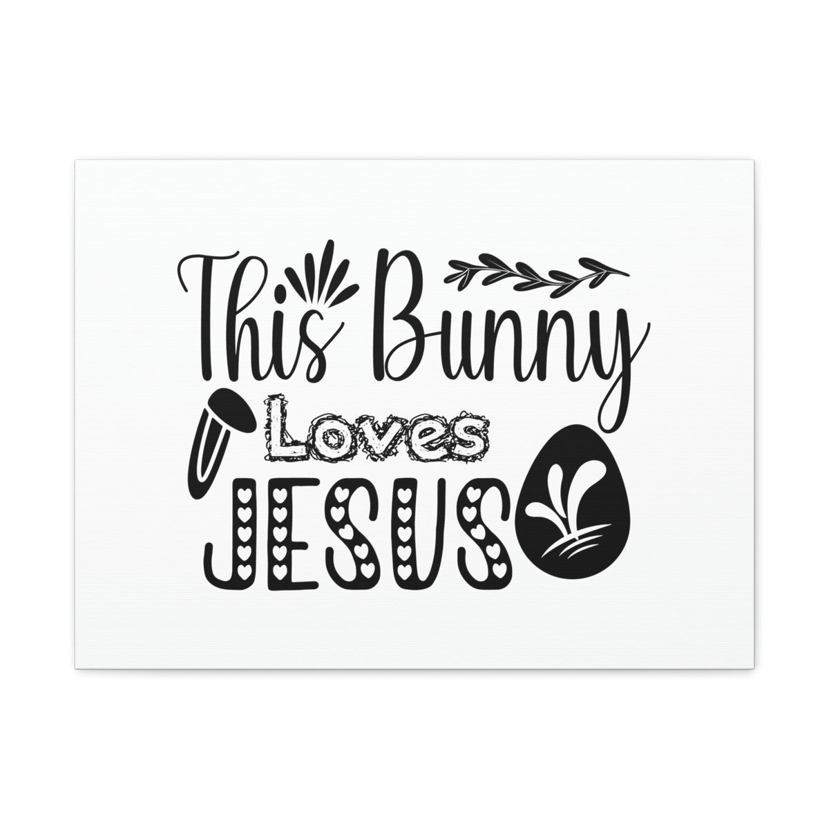 Scripture Walls This Bunny Love Jesus John 14:15 Christian Wall Art Bible Verse Print Ready to Hang Unframed-Express Your Love Gifts