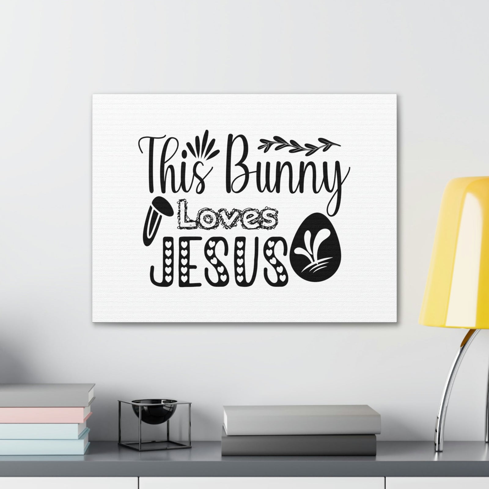 Scripture Walls This Bunny Love Jesus John 14:15 Christian Wall Art Bible Verse Print Ready to Hang Unframed-Express Your Love Gifts