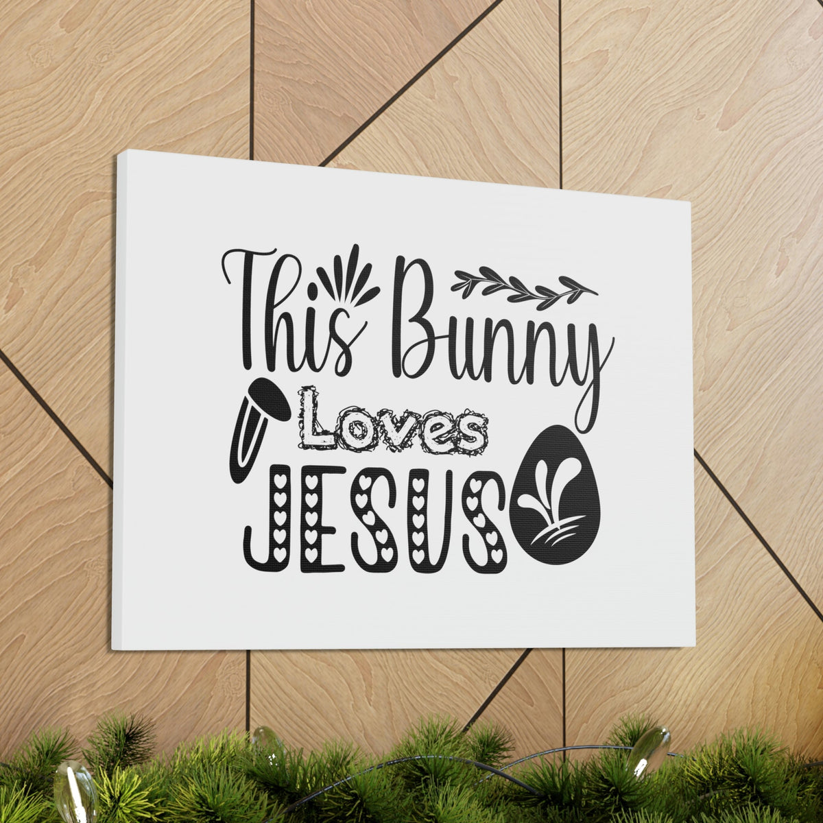 Scripture Walls This Bunny Love Jesus John 14:15 Christian Wall Art Bible Verse Print Ready to Hang Unframed-Express Your Love Gifts