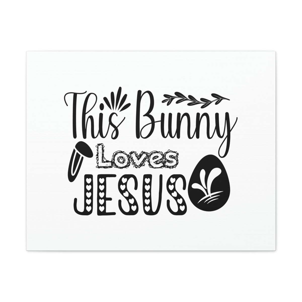 Scripture Walls This Bunny Love Jesus John 14:15 Christian Wall Art Bible Verse Print Ready to Hang Unframed-Express Your Love Gifts