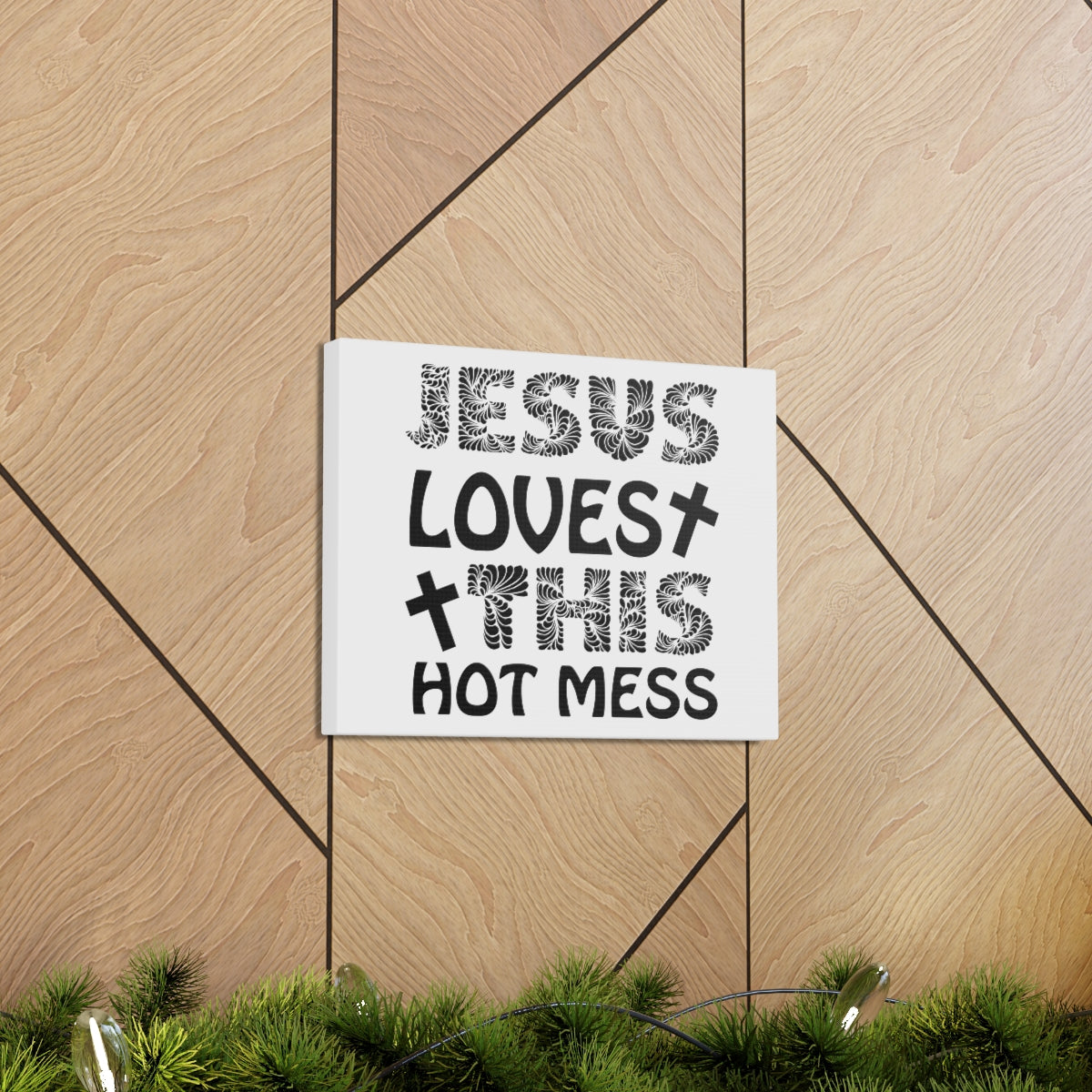 Scripture Walls This Hot Mess Revelation 1:5 Christian Wall Art Print Ready to Hang Unframed-Express Your Love Gifts