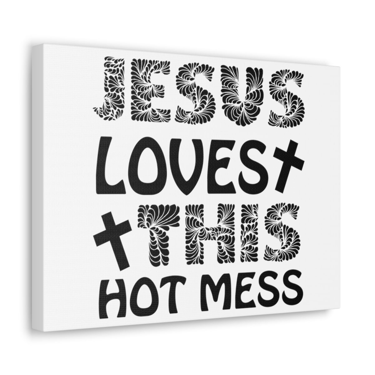 Scripture Walls This Hot Mess Revelation 1:5 Christian Wall Art Print Ready to Hang Unframed-Express Your Love Gifts