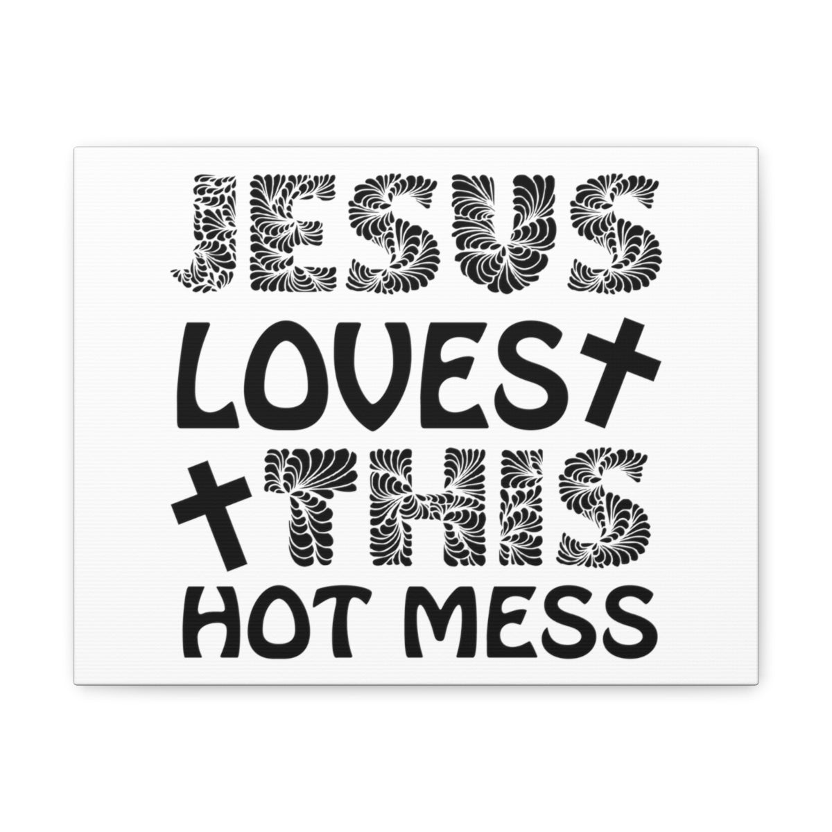 Scripture Walls This Hot Mess Revelation 1:5 Christian Wall Art Print Ready to Hang Unframed-Express Your Love Gifts