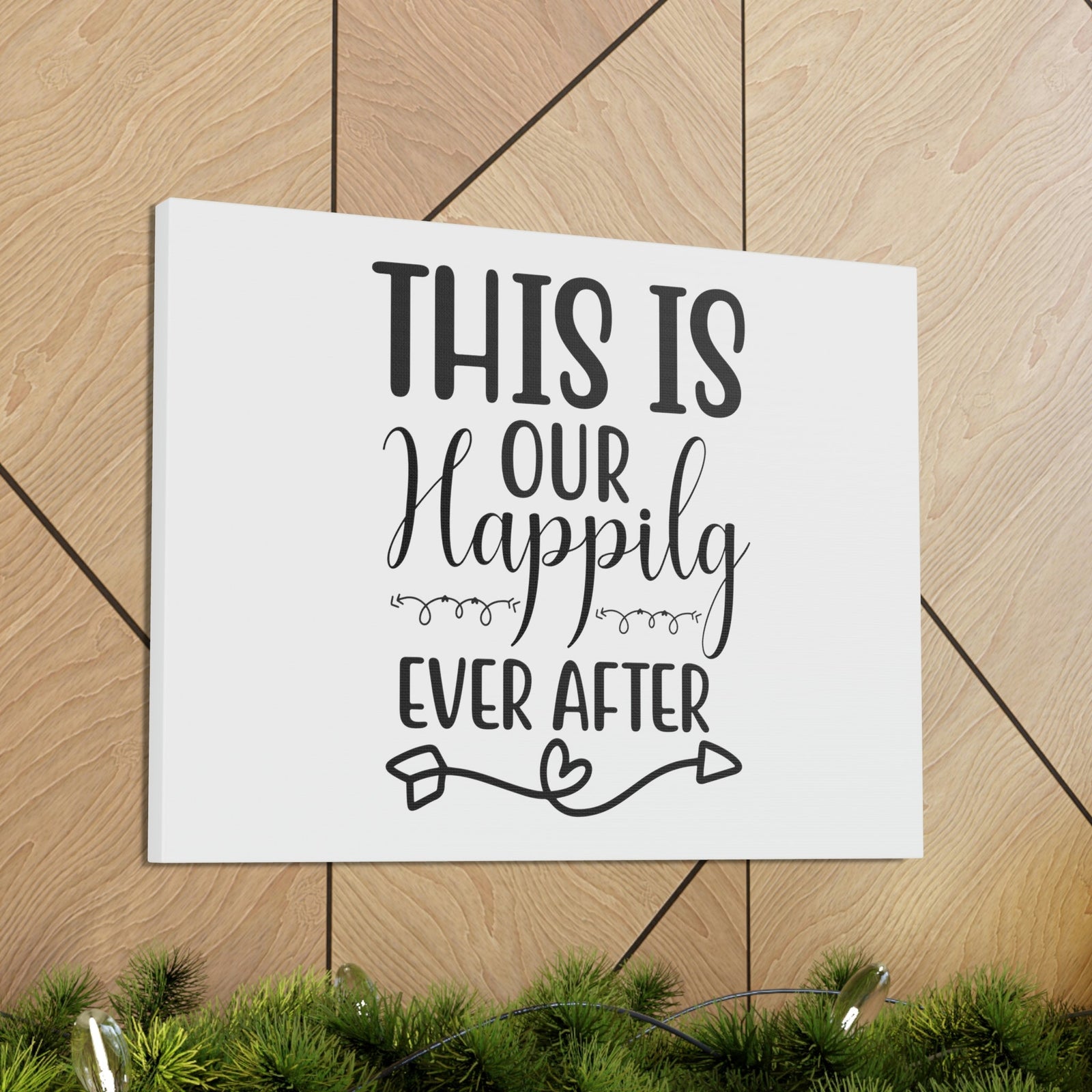 Scripture Walls This Is Our Happily Ever After Jeremiah 29:11 Christian Wall Art Print Ready to Hang Unframed-Express Your Love Gifts