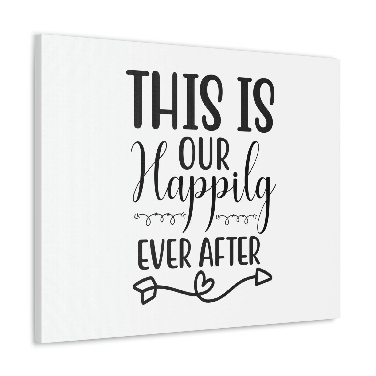 Scripture Walls This Is Our Happily Ever After Jeremiah 29:11 Christian Wall Art Print Ready to Hang Unframed-Express Your Love Gifts