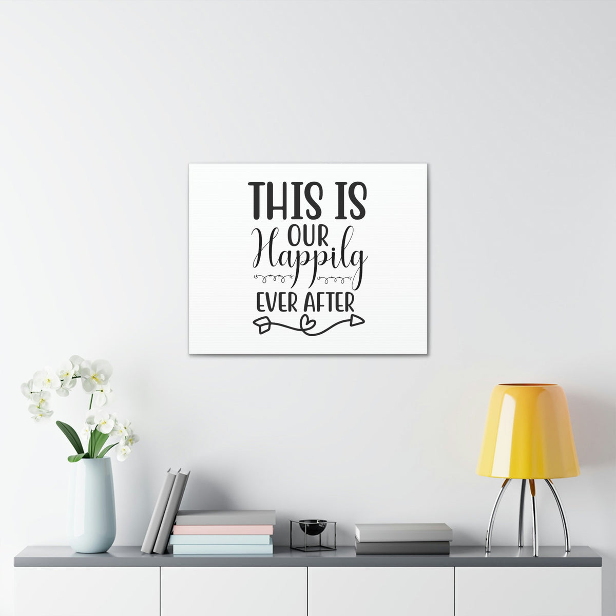Scripture Walls This Is Our Happily Ever After Jeremiah 29:11 Christian Wall Art Print Ready to Hang Unframed-Express Your Love Gifts