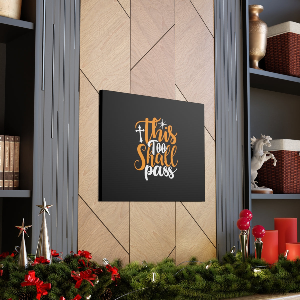Scripture Walls This Too Shall Pass 2 Corinthians 4:17 Christian Wall Art Bible Verse Print Ready to Hang Unframed-Express Your Love Gifts