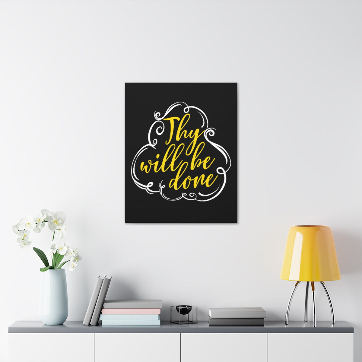Scripture Walls Thy Will Be Done Matthew 6:10 Christian Wall Art Print Ready to Hang Unframed-Express Your Love Gifts