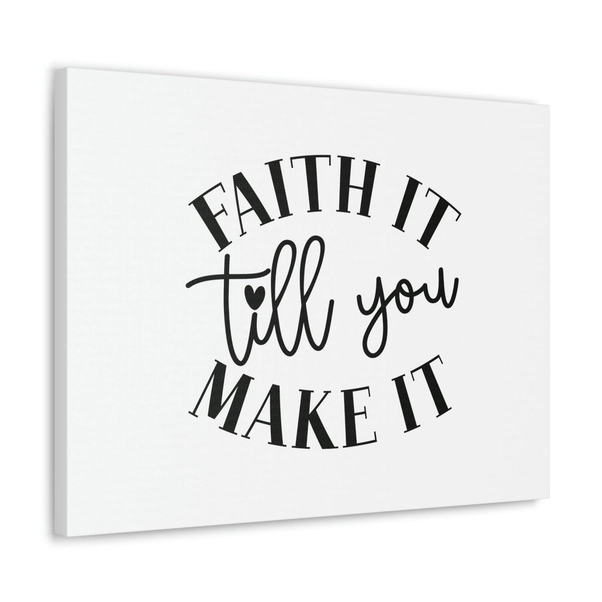 Scripture Walls Till You Make It 2 Corinthians 5:7 Small Heart Christian Wall Art Bible Verse Print Ready to Hang Unframed-Express Your Love Gifts