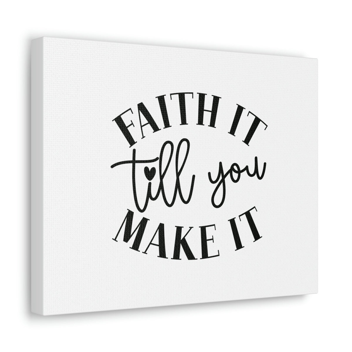 Scripture Walls Till You Make It 2 Corinthians 5:7 Small Heart Christian Wall Art Bible Verse Print Ready to Hang Unframed-Express Your Love Gifts