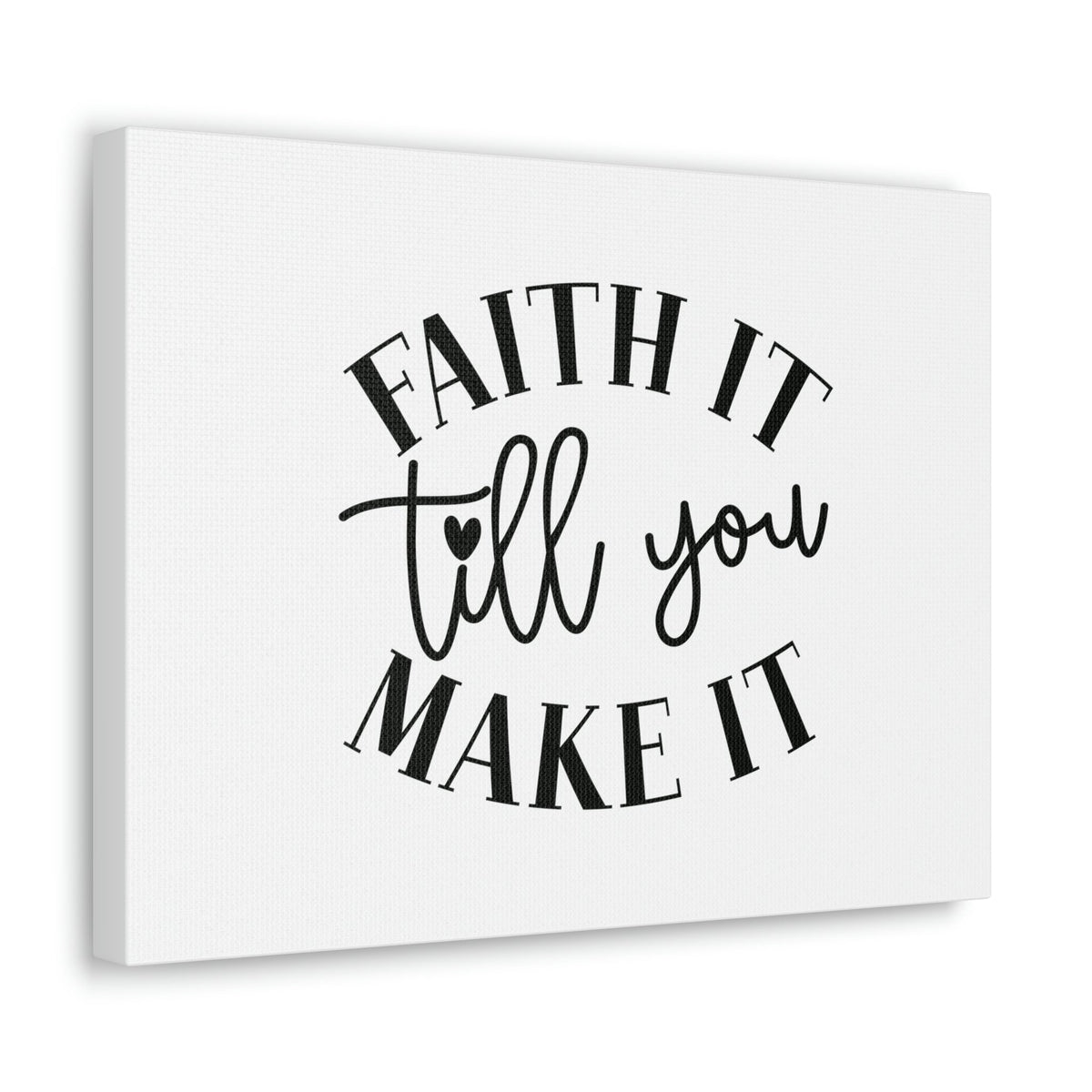 Scripture Walls Till You Make It 2 Corinthians 5:7 Small Heart Christian Wall Art Bible Verse Print Ready to Hang Unframed-Express Your Love Gifts