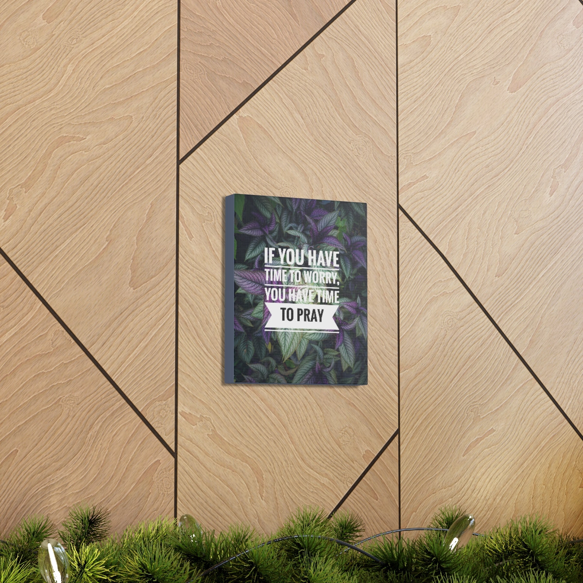 Scripture Walls Time To Pray Philippians 4:6 Christian Wall Art Bible Verse Print Ready to Hang Unframed-Express Your Love Gifts