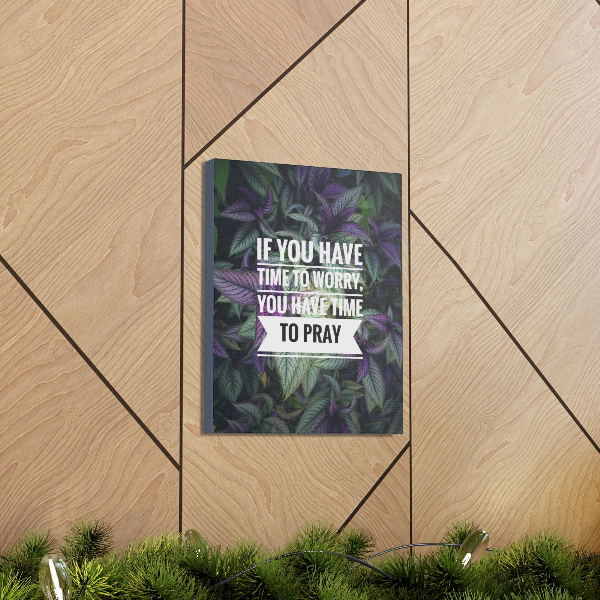 Scripture Walls Time To Pray Philippians 4:6 Christian Wall Art Bible Verse Print Ready to Hang Unframed-Express Your Love Gifts