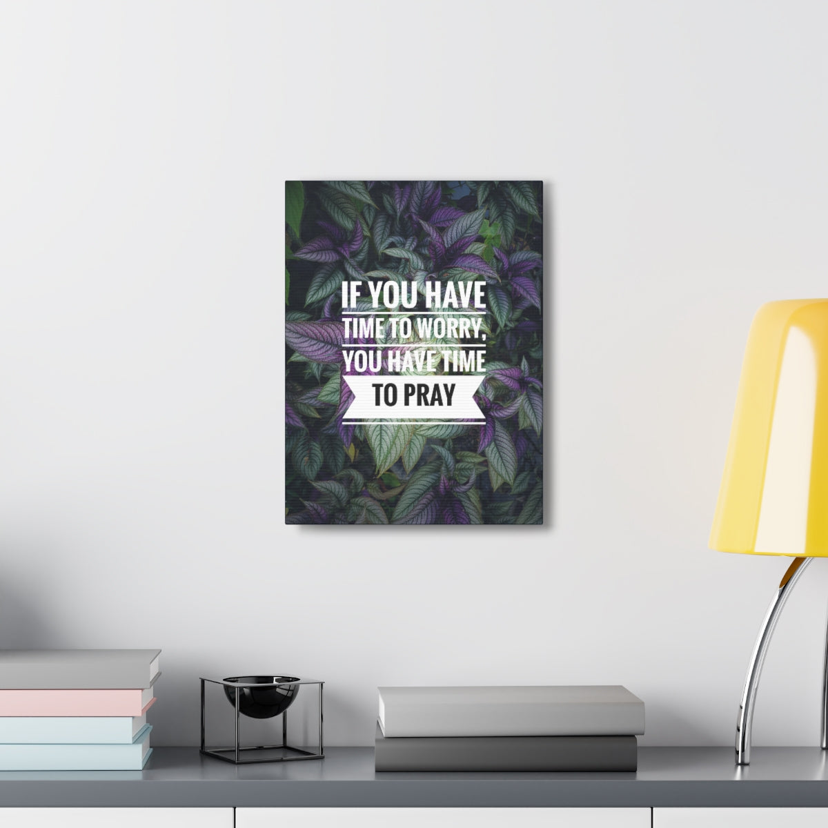Scripture Walls Time To Pray Philippians 4:6 Christian Wall Art Bible Verse Print Ready to Hang Unframed-Express Your Love Gifts