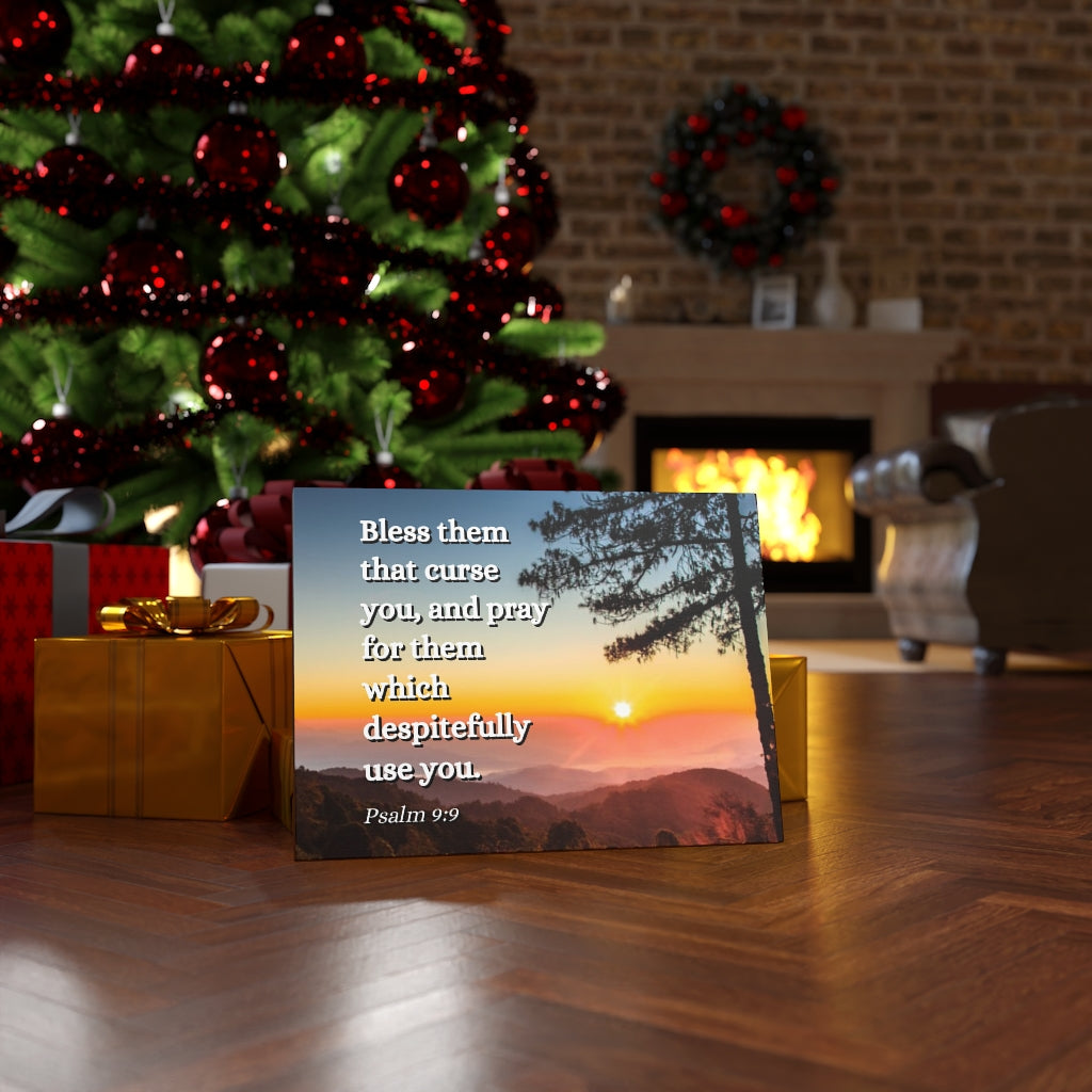 Scripture Walls Times Of Trouble Psalm 9:9 Bible Verse Canvas Christian Wall Art Ready to Hang Unframed-Express Your Love Gifts