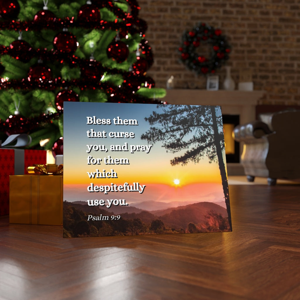 Scripture Walls Times Of Trouble Psalm 9:9 Bible Verse Canvas Christian Wall Art Ready to Hang Unframed-Express Your Love Gifts