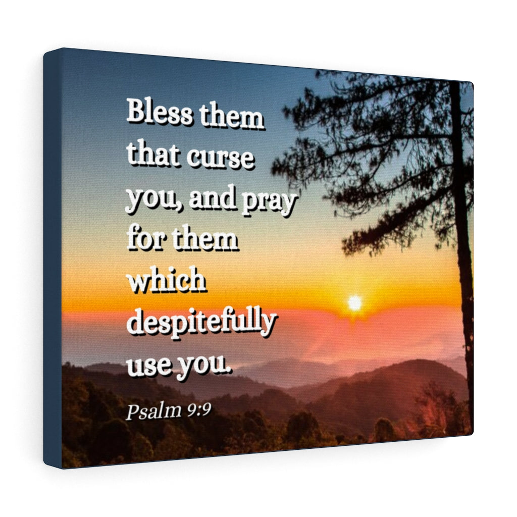 Scripture Walls Times Of Trouble Psalm 9:9 Bible Verse Canvas Christian Wall Art Ready to Hang Unframed-Express Your Love Gifts