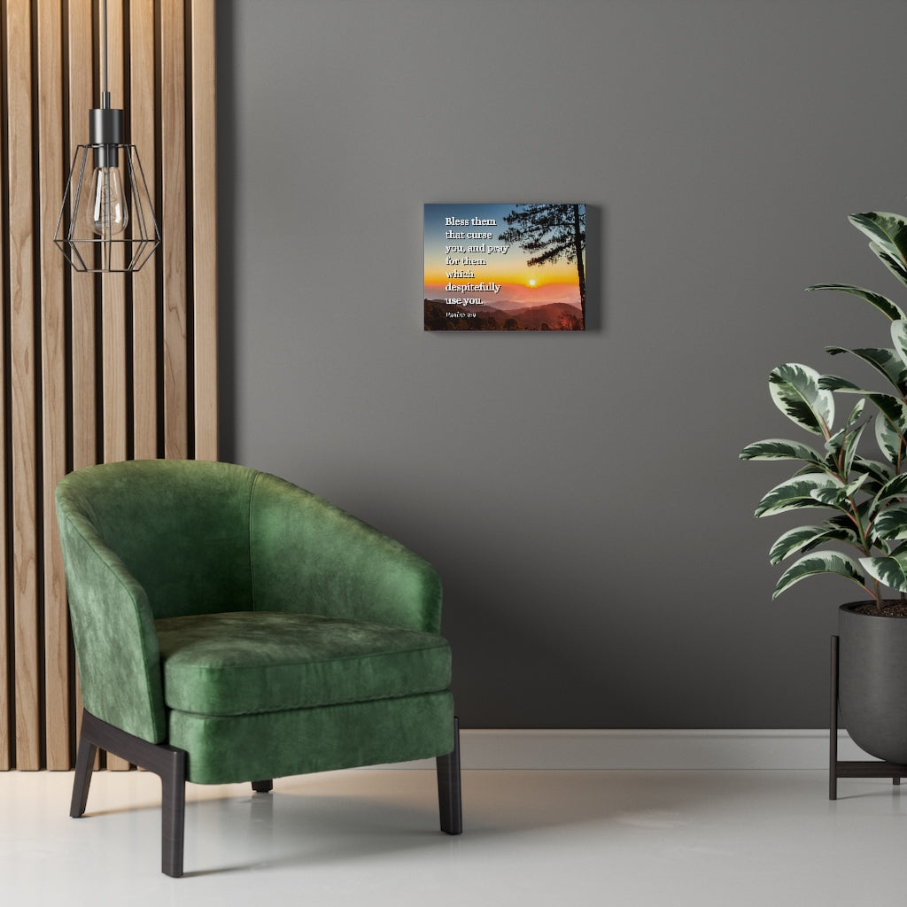 Scripture Walls Times Of Trouble Psalm 9:9 Bible Verse Canvas Christian Wall Art Ready to Hang Unframed-Express Your Love Gifts