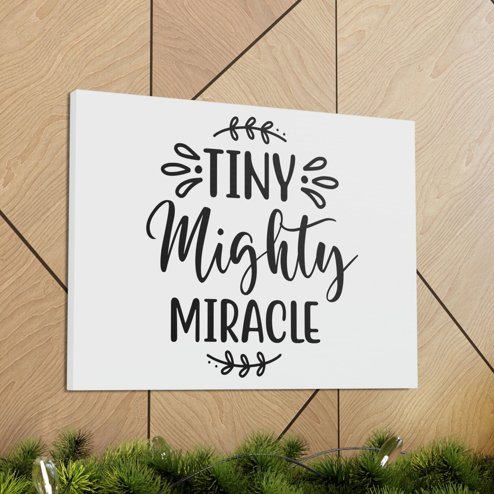 Scripture Walls Tiny Mighty Miracle Deuteronomy 10:21 Christian Wall Art Print Ready to Hang Unframed-Express Your Love Gifts