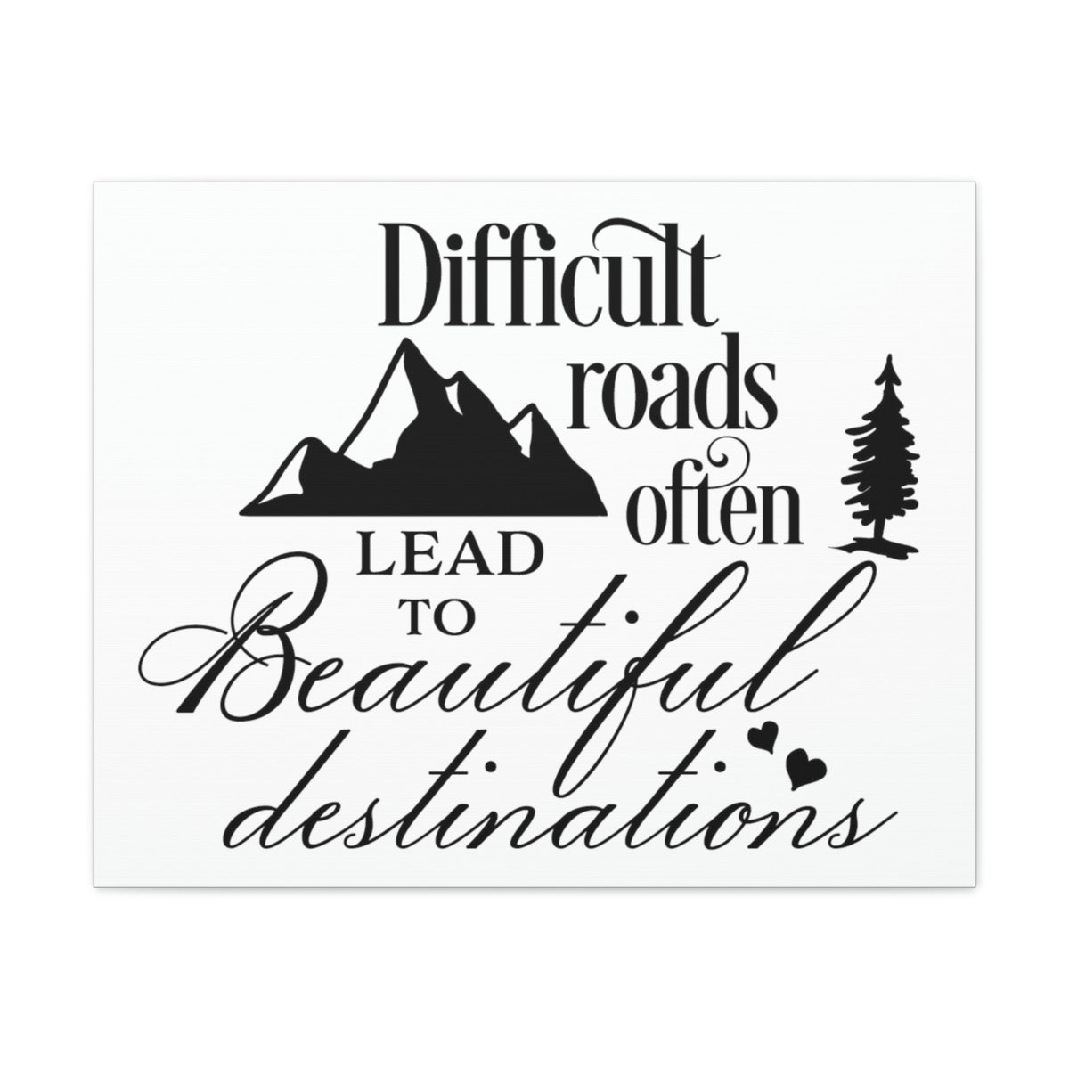 Scripture Walls To Beautiful Romans 15:4 Destinations Christian Wall Art Print Ready to Hang Unframed-Express Your Love Gifts